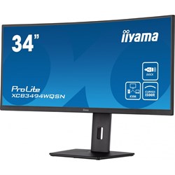 Монитор Iiyama 34" ProLite XCB3494WQSN-B5 черный IPS LED 0.4ms 21:9 HDMI M/M матовая HAS 300   10046 - фото 51427562