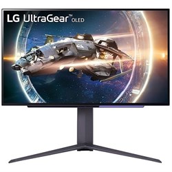 Монитор LG 27" UltraGear 27GR95QE-B черный OLED LED 16:9 HDMI матовая HAS Piv 200cd 178гр/17   10046 - фото 51427691