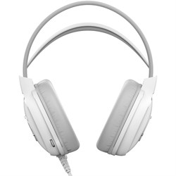 Наушники с микрофоном A4Tech Fstyler FH300U белый 2м мониторные USB оголовье (FH300U WHITE)   100465 - фото 51428237
