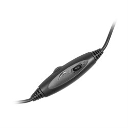 Наушники с микрофоном A4Tech HS-60, мониторные, оголовье, провод 2.5 м, чёрные - фото 51428290