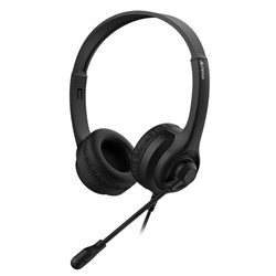 Наушники с микрофоном A4Tech HS-8i черный 1.8м накладные оголовье - фото 51428295