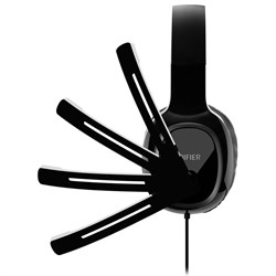 Наушники с микрофоном Edifier K815 USB черный 2м мониторные USB оголовье - фото 51428353