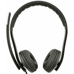 Наушники с микрофоном Microsoft LX-6000 черный 2м накладные USB оголовье (7XF-00001) - фото 51428411