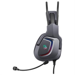 Наушники с микрофоном A4Tech Bloody G575 серый 2м мониторные USB оголовье (G575 USB/ GREY)   1004664 - фото 51428515