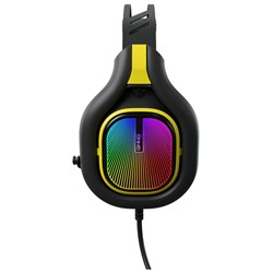 Наушники с микрофоном GMNG HS-L630G черный/желтый 2.2м мониторные оголовье (1533561) - фото 51428712