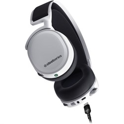 Наушники с микрофоном Steelseries Arctis 7+ белый/черный мониторные Radio оголовье (61461)   1004668 - фото 51428758