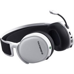 Наушники с микрофоном Steelseries Arctis 7+ белый/черный мониторные Radio оголовье (61461)   1004668 - фото 51428759