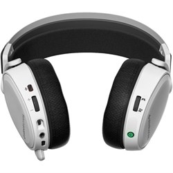 Наушники с микрофоном Steelseries Arctis 7+ белый/черный мониторные Radio оголовье (61461)   1004668 - фото 51428761