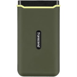 Накопитель SSD Transcend USB-C 500Gb TS500GESD380C темно-зеленый - фото 51428878