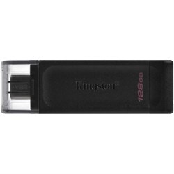 Флешка Kingston 128GB DataTraveler 70 Type-C DT70/128GB USB3.2 черный - фото 51428922