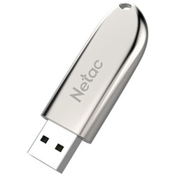 Флеш Диск Netac 128GB U352 NT03U352N-128G-30PN USB3.0 серебристый - фото 51428931