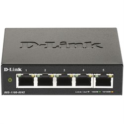 Коммутатор D-Link DGS-1100-05V2/A1A 5G настраиваемый - фото 51428969