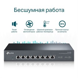 Коммутатор TP-Link TL-SX1008 8x10G неуправляемый - фото 51429168