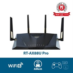Роутер беспроводной Asus RT-AX88U PRO AX6000 10/100/1000/2500BASE-TX/4G ready черный - фото 51429253