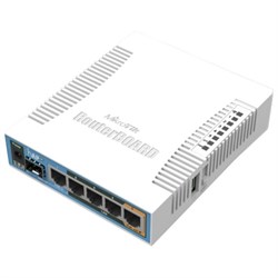 Роутер беспроводной MikroTik hAP ac (RB962UIGS-5HACT2HNT) AC1750 10/100/1000BASE-TX/SFP белы   10047 - фото 51429478