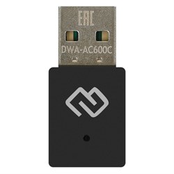 Сетевой адаптер WiFi Digma DWA-AC600C AC600 USB 2.0 (ант.внутр.) 1ант. (упак.:1шт) - фото 51429693