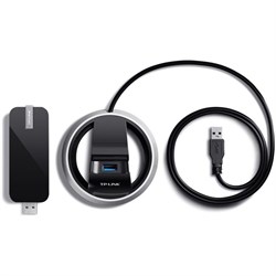 Сетевой адаптер WiFi TP-Link Archer T9UH AC1900 USB 3.0 (ант.внеш.несъем.) - фото 51429805