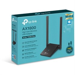 Сетевой адаптер WiFi TP-Link Archer TX20U Plus AX1800 USB 3.0 (ант.внеш.несъем.) 2ант. - фото 51429811