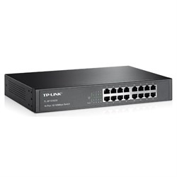 Коммутатор TP-Link TL-SF1016DS 16x100Mb неуправляемый - фото 51429915