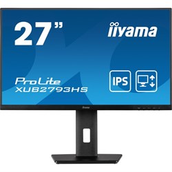 Монитор Iiyama 27" ProLite XUB2793HS-B5 черный IPS LED 16:9 HDMI M/M матовая HAS Piv 300cd 1   10046 - фото 51430016