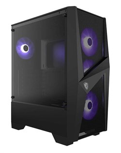 Корпус MSI MAG FORGE 101M / mid-tower, ATX, tempered glass / 4x120mm RGB fans inc. / MAG FORGE 101M - фото 51441256