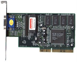 Видеокарта AGP 3D/2x 8 Mb Diamond SpeedStar A55 б\у oem - фото 51469656