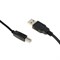 Кабель Luazon, USB A - USB B, для подключения принтера, 1.5 м, чёрный - фото 51363988