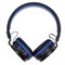 Наушники беспроводные Luazon HQ-3, складные, микрофон, microSD, черно-синие - фото 51364783