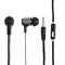 Наушники Luazon W-03, вакуумные, микрофон, Jack 3.5 мм, кабель 1.16 м, чёрный - фото 51365837