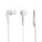 Наушники SmartBuy A4 SBE-012K, вакуумные, проводные, Jack 3.5 мм, 1 м, 95 дБ, 16 Ом, белые - фото 51368745