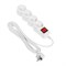 Сетевой фильтр 5bites SP4W-130 4S, 4 розетки, 3 м, 10 А, 3х0.75 мм2, с выкл., белый - фото 51368883 Сетевой фильтр 5bites SP4W-130 4S, 4 розетки, 3 м, 10 А, 3х0.75 мм2, с выкл., белый - фото 51368883