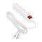 Сетевой фильтр 5bites SP4W-150 4S, 4 розетки, 5 м, 10 А, 3х0.75 мм2, с з/к, с выкл., белый - фото 51368886