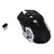 Мышь MB-2.7, игровая, беспроводная, оптическая, 800-2400 dpi, 500 мАч, подсветка, USB, черная - фото 51373552