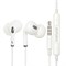 Наушники Exployd EX-HP-1161, вакуумные, микрофон, 3.5 мм, 1.2 м, белые - фото 51378738