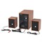 Компьютерные колонки 2.1 Dialog AP-150, 2 х 5Вт + 10Вт, MP3, пульт ДУ, 220В, коричневые - фото 51379818 Компьютерные колонки 2.1 Dialog AP-150, 2 х 5Вт + 10Вт, MP3, пульт ДУ, 220В, коричневые - фото 51379818