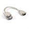Кабель-разветвитель ExeGate EX-CC-VGA-15M2x15F-0.3, VGA(F) - 2xSVGA(M), 0.3 м, серый - фото 51381348 Кабель-разветвитель ExeGate EX-CC-VGA-15M2x15F-0.3, VGA(F) - 2xSVGA(M), 0.3 м, серый - фото 51381348