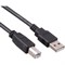 Кабель ExeGate EX-CC-USB2-AMBM-1.8, USB 2.0 A(m) - USB 2.0 B(m), 1.8 м, черный - фото 51381357