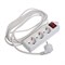 Удлинитель Luazon Lighting, 3 розетки, 5 м, 10 А, 2200 Вт, 3х1.5 мм2, с з/к, с выкл., Б - фото 51388101