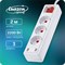 Удлинитель Luazon Lighting, 3 розетки, 2 м, 10 А, 2200Вт, 2х0.75 мм2, 2хUSB, с выкл., Б - фото 51389038 Удлинитель Luazon Lighting, 3 розетки, 2 м, 10 А, 2200Вт, 2х0.75 мм2, 2хUSB, с выкл., Б - фото 51389038