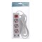 Удлинитель Luazon Lighting, 3 розетки, 2 м, 10 А, 2200Вт, 2х0.75 мм2, 2хUSB, с выкл., Б - фото 51389043 Удлинитель Luazon Lighting, 3 розетки, 2 м, 10 А, 2200Вт, 2х0.75 мм2, 2хUSB, с выкл., Б - фото 51389043