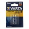 Батарейка алкалиновая Varta LongLife, AAA, LR03-2BL, 1.5В, блистер, 2 шт. - фото 51389492