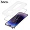 Защитное стекло Hoco для iPhone 14 Pro, с рамкой для установки, полный клей, 0.33 мм, 9H - фото 51395143 Защитное стекло Hoco для iPhone 14 Pro, с рамкой для установки, полный клей, 0.33 мм, 9H - фото 51395143