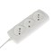 Удлинитель Luazon Lighting ECO, 3 розетки, 4.5 м, 6 А,1300 Вт,ШВВП 2х0.75 мм2,без з/к,белый - фото 51399890