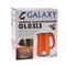 Чайник электрический Galaxy GL 0313, 1.7 л, 2000 Вт, оранжевый - фото 51400675