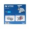 Мясорубка Vitek VT-3611 W, 2000 Вт, 1.5 кг/мин, реверс, бело-чёрная - фото 51400979