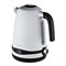 Чайник электрический Kitfort KT-6121-2, металл, 1.7 л, 2200 Вт, регулировка t°, белый - фото 51404867