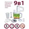 Блендер Pioneer HB130S, погружной, 500 Вт, 2/1 л, 5 скоростей, белый - фото 51405388 Блендер Pioneer HB130S, погружной, 500 Вт, 2/1 л, 5 скоростей, белый - фото 51405388