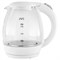 Чайник электрический jvc JK-KE1514, стеклянный, 2200 Вт, 1.7 л, белый - фото 51406933 Чайник электрический jvc JK-KE1514, стеклянный, 2200 Вт, 1.7 л, белый - фото 51406933