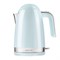 Чайник электрический Galaxy GL 0332, пластик, колба металл, 1.7, 2200 Вт, голубой - фото 51410221