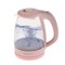 Чайник электрический Sakura SA-2733BG, стекло, 1.7 л, 2200 Вт, розовый - фото 51412423 Чайник электрический Sakura SA-2733BG, стекло, 1.7 л, 2200 Вт, розовый - фото 51412423